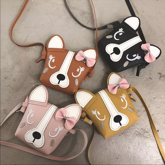 Handbags - Children Cute Animal Bowknotl Leather Handbag